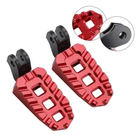Fp-377-red Darupsun Front Footrests Foot Pegs Fit For Scrambler 400x 2023-2024 Red