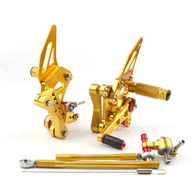 M528-b001-gold Darupsun Rearset Rear Set For Ducati 848 1098 1098s 1098r 1198 Gold