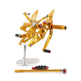 M528-b011-gold Darupsun Rearset Rear Set Fit For Yamaha Yzf 1000 R1 2004-2006 Gold