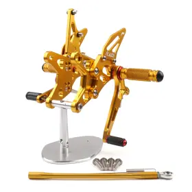 M528-b023-gold Darupsun Rearset Rear Set Fit For Kawasaki Zx6r Zx 6r 2009-2020 Black