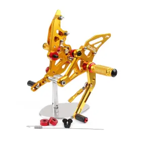 M528-b047-gold Darupsun Adjustable Rearsets Footrest Foot Pegs Rear Set Fit For Yamaha Mt-07 Fz-07 Gd
