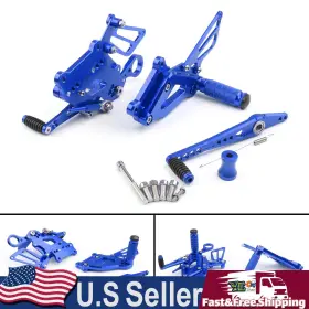 M528-b059-blue Darupsun Motorcycle Cnc Footrests Rear Sets Foot Pegs Fit For Bmw S1000rr 2015-2017 Blue