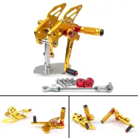 M528-b060-gold Darupsun Cnc Adjustable Rearsets Footrest Foot Peg Fit For 2016-2019 Kawasaki Z125 Gold
