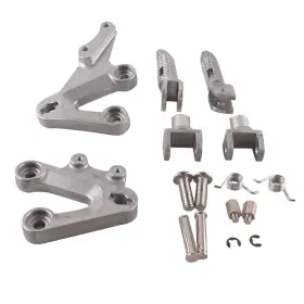 Dictorcoltd 550748583407 Front Rider Footrest Footpegs Brackets For Suzuki Gsxr1000 2003 2004 K3 Aluminum