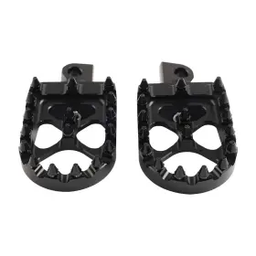 Dictorcoltd 550748600142 Cnc Wide Fat Foot Pegs Mx Style Footpegs For Harley Dyna Sportster Fatboy G