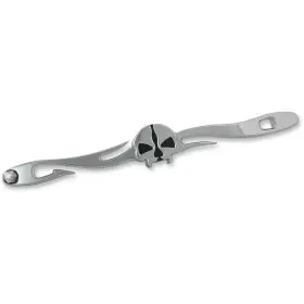 1601-0491 Drag Specialties Split Skull Custom Shift Linkage - Chrome