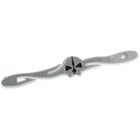 1601-0493 Drag Specialties Split Skull Custom Shift Linkage - Chrome
