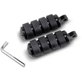 1603-0352 Drag Specialties Soft-ride Footpeg - Black Large