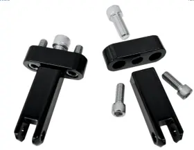 1620-1046 Drag Specialties - Passenger Footpeg Mounting Kit Gloss Black 1620-1046 Drag Specialties - Passenger Footpeg Mounting Kit Gloss Black