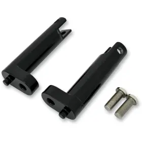 1620-1057 Drag Specialties Black Passenger Footpeg Mount Kit - 1620-1057 Drag Specialties Black Passenger Footpeg Mount Kit -