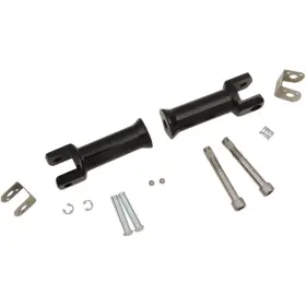 1620-1785 Drag Specialties Passenger Peg Mount - Black Softail