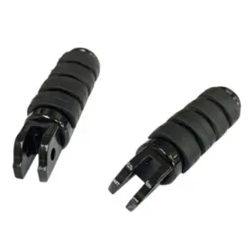 1620-1892 Drag Specialties Fml Soft-ride Footpegs - Black Softail