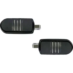 1620-2480 Drag Specialties Sweeper Foot Pegs - Black Fx