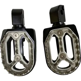 1620-2483 Drag Specialties Qualifier Foot Pegs - Black Passenger