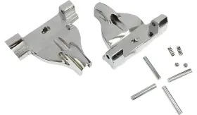 1621-1002 Drag Specialties Passenger Floorboard Mount Kit - Chrome