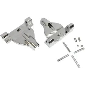 Drag Specialties 1621-1003 Passenger Floorboard Mount Kit - Gloss Black