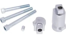 1621-1004 Drag Specialties Passenger Floorboard Mount Kit - Chrome