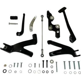 1621-1053 Drag Specialties Driver Floorboard Mounts - Gloss Black
