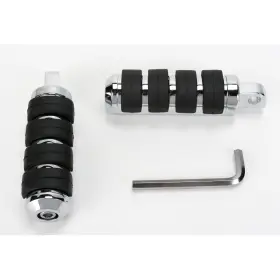 1622-0146 Drag Specialties Chrome Foot Peg For Forward Control Kit -