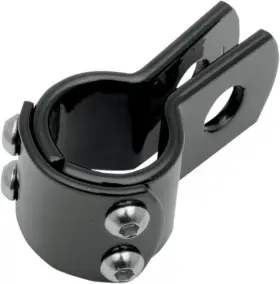 920959 Drag Specialties Ds Three-piece Frame Clamp 1 Inch Gloss Black