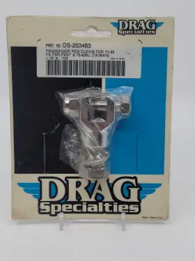 Ds-253483 Drag Specialties Chrome Footpeg Mount 1/2 Inch -20 Thread #ds-253483 Fx Fxr Fxst Xl