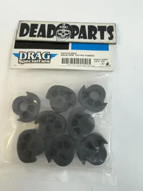 Ds-253515 Drag Specialties Harley Large Iso Footpeg Replacement Rubbers Kuryakyn Spec