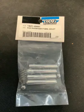 P17-0406c Drag Specialties Standard Passenger Floorboard Mounts Chrome 1621-046