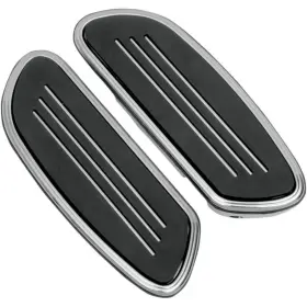 P17-0433 Drag Specialties Streamline Passenger Floorboards - Chrome