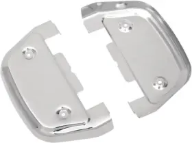 1621-0123 Drag Specialties P17-0451 Passenger Floorboard Covers - Chrome