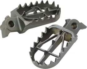 Z48-02-510 Drc Wide Footpegs Black Steel For Ktm Husqvarna Beta Models