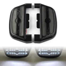 Dreamhighh 550753455812 Led Light Passenger Footboard Floorboard Cover For Harley Touring Road King Smok Dreamhighh 550753455812 Led Light Passenger Footboard Floorboard Cover For Harley Touring Road King Smok