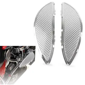 Dreamhighh 550754912765 Cnc Driver Floorboards Fit Harley Road Electra Glide Classic Flhtc Flhtcu Chrome