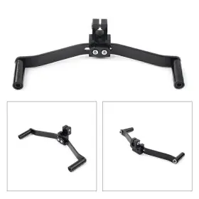 Dreamhighh 550755674266 Dual Way Gear Shift Lever Footrest Pedal Shifter 21cm Black Universal Motorcycle