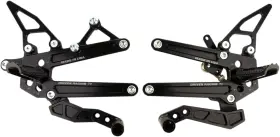 Drp-707-bk Driven Racing 2013-2015 For Triumph Daytona 675 Abs Tt Rearset 674r