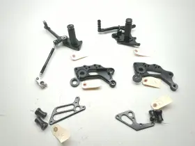 696-02 Ducati 13-15 Hypermotard 821 Aftermarket Billet Adjustable Rearsets With Linkage