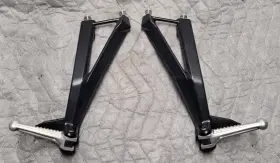 82411251ab Ducati 848 1098 1198 Oem Left Right Rear Passenger Brackets Pegs Excellent