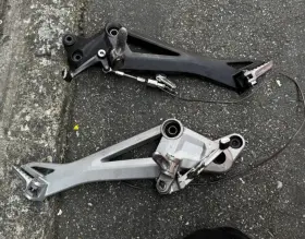 82431451a Ducati 2013 11-14 Monster 796 Front Left And Right Rearset Foot Peg Bracket