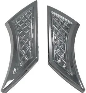 1621-0554 Eddie Trottas Thunder Design Tc543 Trotta Designs Cross Cut Chrome Front Floor Boards