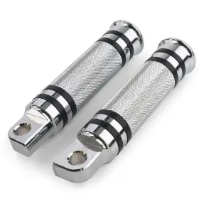 Efmotorshop 211311193330 1 Pair Passenger Foot Peg Male Mount Footpegs Footrest For Harley Chrome 10mm