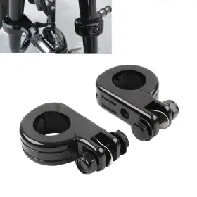 Efmotorshop 550730737764 Us Foot Peg Mount Clamp Bracket For Harley 1 1/4 Inch Highway Engine Crash Bar
