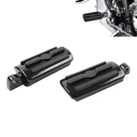Efmotorshop 550742261998 Us 2x10mm Highway Foot Pegs Footrest For Harley Davidson Touring Softail Black