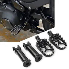 Efmotorshop 612012278553 Rear Passenger Foot Pegs With Bracket Assembly For Harley Softail Street 2018-2020