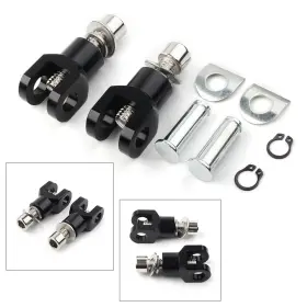 Efmotorshop 810000352562 Motorcycle Rear Passenger Foot Pegs Bracket Fit For Harley Softail 2000-2020 Blk
