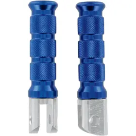 50-11213 Emgo Foot Rest Set Aluminum Blue For Honda
