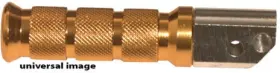 50-11280 Emgo - Round Style Footpegs Passenger Gold 825636