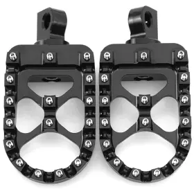 Mas2146hloooo4ooo1 Eway Pair Wide Mx Style Foot Pegs Rest Pedals Bobber For Harley Dyna Sportster Xl883