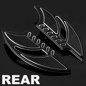 Masb152hoo29ooo1zb Eway 2x Cnc Rear Passenger Floorboards Floor Boards Foot Pegs For Harley Dyna Touring