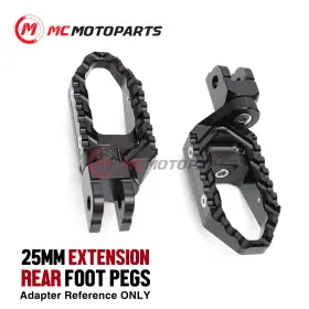 Cl3fpa2524mmbktourxxthbkff789 Fastbolt 1 Inch Adjustable Rear Wide Foot Pegs For Thunderbird
