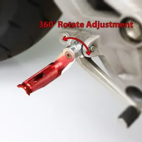 Cl3fafpfg05m40simfpxxxcc0025 Fastbolts Mfp 40mm Adjustable Red Front Foot Pegs For Bmw R Ninet 14 15 16 17 18