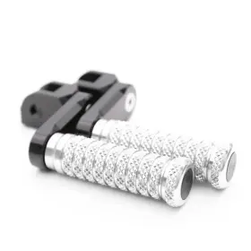 Mc1fpfg55m40bkpolepnw23222 Fastmotosport 40mm Adjustable Front Foot Pegs Pole For F3 675 12 13 14 15 16 17 18